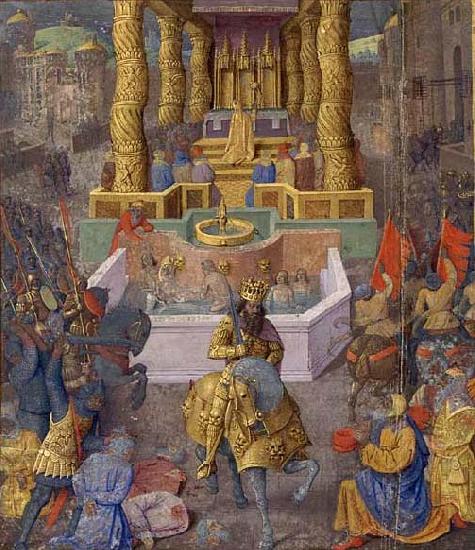 Jean Fouquet The taking of Jerusalem by Herod the Great, 36 BC China oil painting art